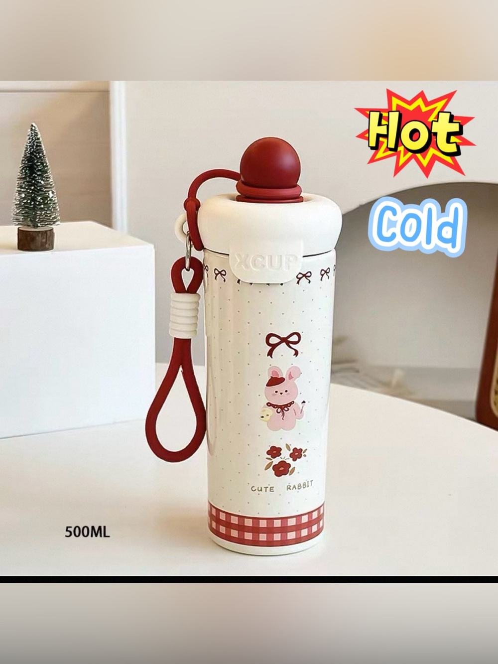 $20 for 2 - Vintage Kawaii Insulated Tumbler / Water Bottle (500ml) kid school